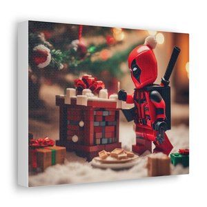 DEADOOLS  CHRISTMAS GIFT Canvas Gallery Wraps 10x8in